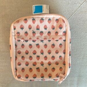 Room Essentials Strawberry Pattern Kids Bag - Light Pink